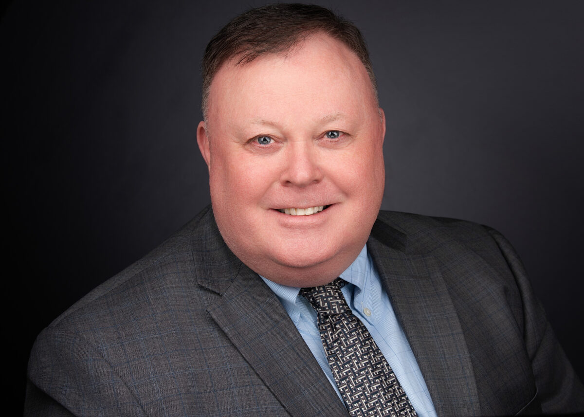 Smiling man in professional attire